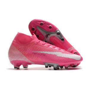 Kopačky Pánské Nike Mercurial Superfly 7 Elite AG-PRO Mbappé Pink – Pink Bílý Černá